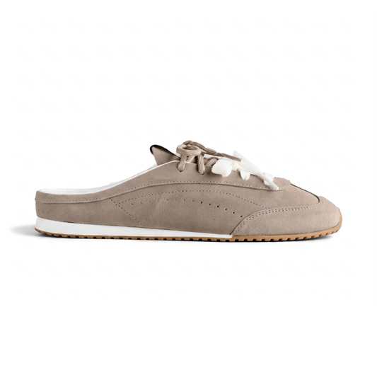 Women's sneaker mule in Gravel — view 1